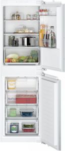 IQ100, built-in fridge-freezer with freezer at bottom, 177.2 x 54.1 cm, flat hinge KI85NNFE0G