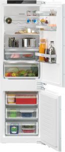 IQ300, built-in fridge-freezer with freezer at bottom, 177.2 x 54.1 cm, flat hinge KI86NHFE0