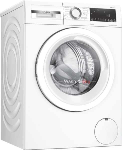 BOSCH Series 4, Washer dryer, 8/5 kg, 1400 rpm WNA134U8GB