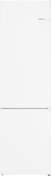 BOSCH Series 4, free-standing fridge-freezer with freezer at bottom, 203 x 60 cm, White KGN392WDFG