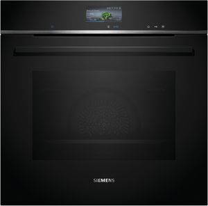 IQ700, Built-in oven with added steam function, 60 x 60 cm, Black HR776G1B1B