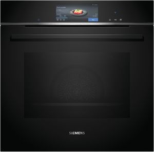 IQ700, Built-in oven with steam function, 60 x 60 cm, Black HS758G3B1B