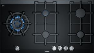 IQ700, Gas hob, 90 cm, Ceramic, Black ER9A6SB70