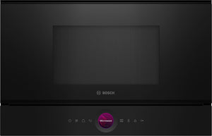 BOSCH Series 8, Built-in microwave, Black BFL7221B1B