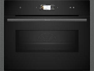 N 90, Built-in compact oven with microwave function, 60 x 45 cm, Graphite-Grey C24MS71G0B