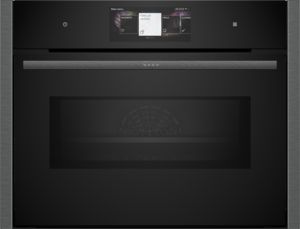 N 90, Built-in compact oven with microwave function, 60 x 45 cm, Graphite-Grey C24MT73G0B