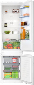 Series 2, built-in fridge-freezer with freezer at bottom, 193.5 x 54.1 cm, sliding hinge KIN96NSE0G