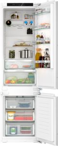 IQ300, built-in fridge-freezer with freezer at bottom, 193.5 x 55.8 cm, flat hinge KI96NVFD0