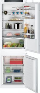 IQ300, built-in fridge-freezer with freezer at bottom, 177.2 x 54.1 cm, sliding hinge KI86NVSE0G