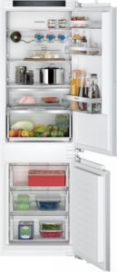 IQ300, built-in fridge-freezer with freezer at bottom, 177.2 x 54.1 cm, flat hinge KI86NVFE0G