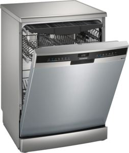 IQ300, free-standing dishwasher, 60 cm, Brushed steel anti-fingerprint SN23EI03ME