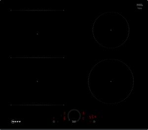 N 70, Induction hob, 60 cm, Black, T56FHS1L0