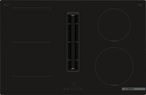 BOSCH Series 4, Induction hob with integrated ventilation system, 80 cm, surface mount without frame PVS811B16E