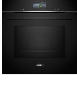 IQ700, Built-in oven with microwave-function, 60 x 60 cm, Black HM776G1B1B