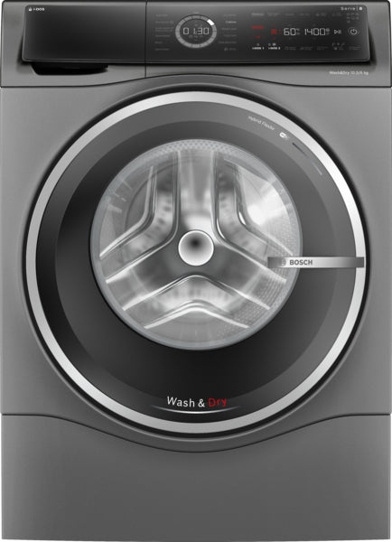 BOSCH Series 8, Washer dryer, 10.5/6 kg, 1400 rpm WNC254ARGB