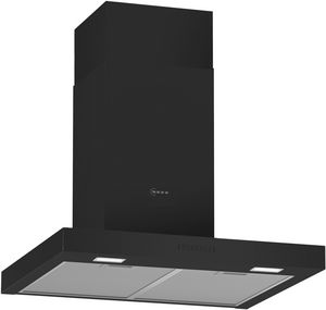 N 30, Wall-mounted cooker hood, 60 cm, Black D62BBC0S0B