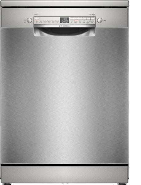 BOSCH Series 2, free-standing dishwasher, 60 cm, Brushed steel anti-fingerprint SMS2HVI67G