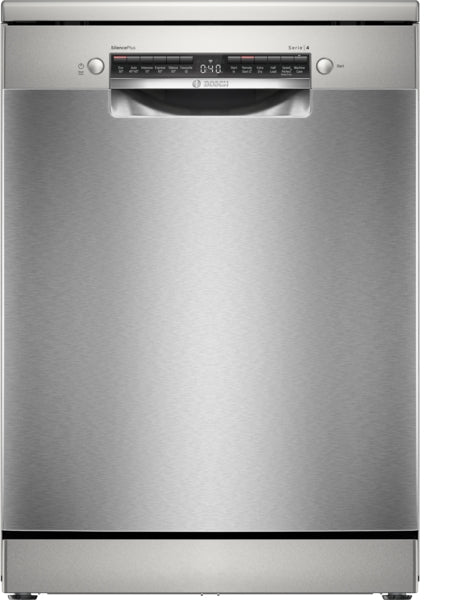 BOSCH Series 4, free-standing dishwasher, 60 cm, Brushed steel anti-fingerprint SMS4EMI06G