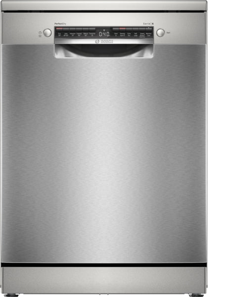 BOSCH Series 6, free-standing dishwasher, 60 cm, Brushed steel anti-fingerprint SMS6ZCI10G