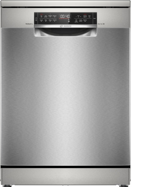 BOSCH Series 6, free-standing dishwasher, 60 cm, Brushed steel anti-fingerprint SMS6TCI01G