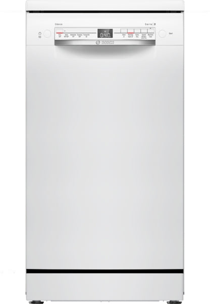 BOSCH Series 2, free-standing dishwasher, 45 cm, White SPS2IKW01G