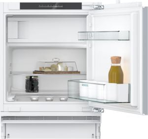 IQ300, built-under fridge with freezer section, 82 x 60 cm, flat hinge KU22LVFD0G