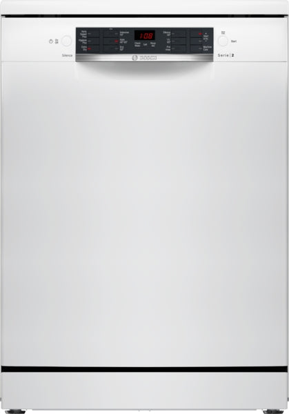 BOSCH Series 2, free-standing dishwasher, 60 cm, White SMS26AW08G