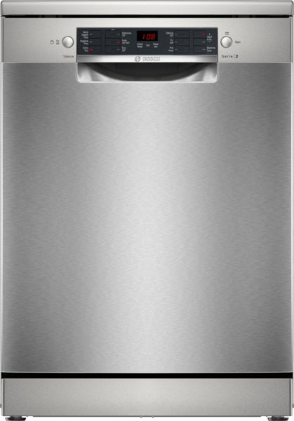 BOSCH Series 2, free-standing dishwasher, 60 cm, Brushed steel anti-fingerprint SMS26AI08G