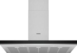 IQ300, Wall-mounted cooker hood, 90 cm, Stainless steel LC97BHM50B