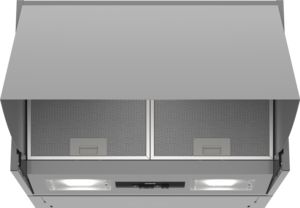 IQ100, Integrated cooker hood, 60 cm, Silver LE66MAC00B