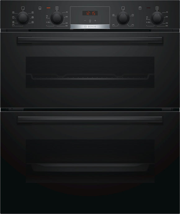 BOSCH Series 4, Built-under double oven NBS533BB0B