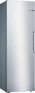 BOSCH Series 4, free-standing fridge, 186 x 60 cm, Stainless steel look KSV36VLEP