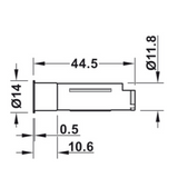 Sensor Switch , Adjustable, Modular, Loox 833.89.334