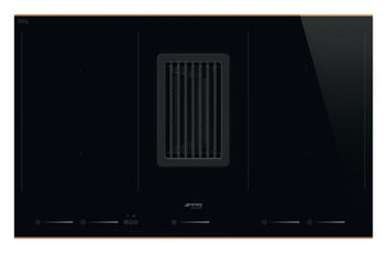 Smeg Dolce Stil Novo Hob, Induction with Extractor, 830 mm Copper trim 536.64.151