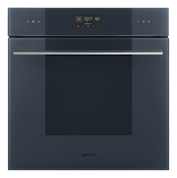 Smeg Linea Galileo Traditional Pyro Oven Neptune Grey 536.74.324