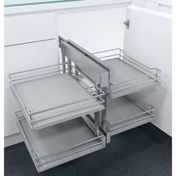 Pull Out Corner Unit, Complete Set, Premea Solid Base Baskets, Vauth-S ...