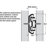 Ball Bearing Drawer Runners, Full Extension, Load Bearing Capacity 60-150 kg, Accuride 5321