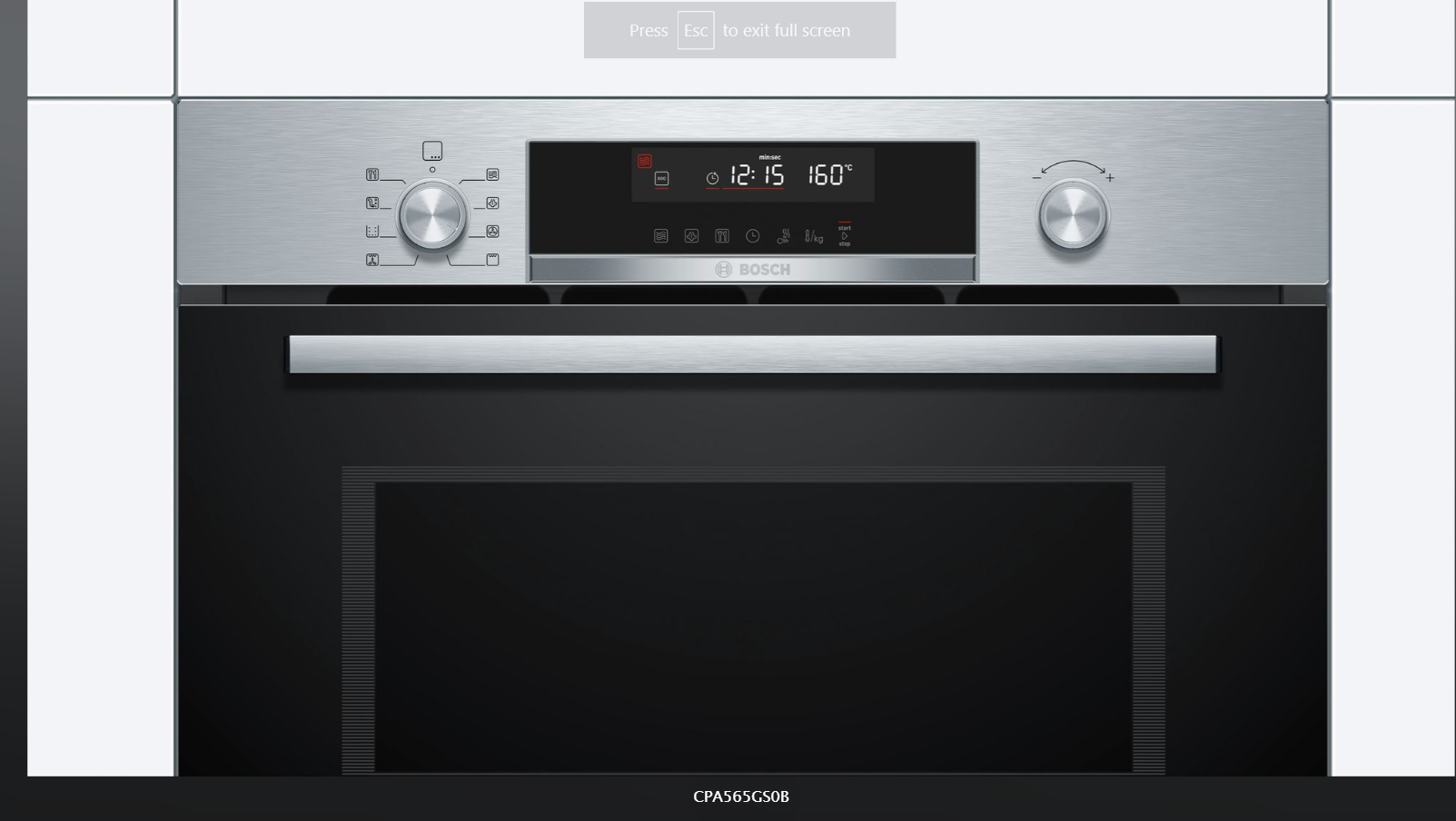 BOSCH SERIES 6 60 x 45 cm MICROWAVE STAINLESS STEEL CPA565GS0B BUIL RAM Interiors